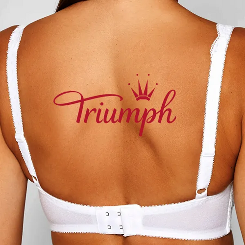 Triumph®👑💝Άνετο σουτιέν από δαντέλα με κέντημα λουλουδιών σε μεγάλα μεγέθη [75A-120F]