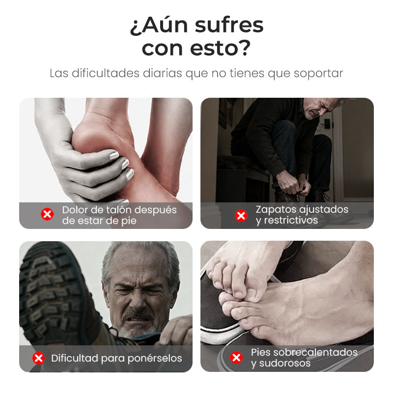 👟Ανδρικά παπούτσια Orthotic Slip-On που αναπνέουν - Memory Foam για καθημερινή άνεση 🏃‍♂️💨