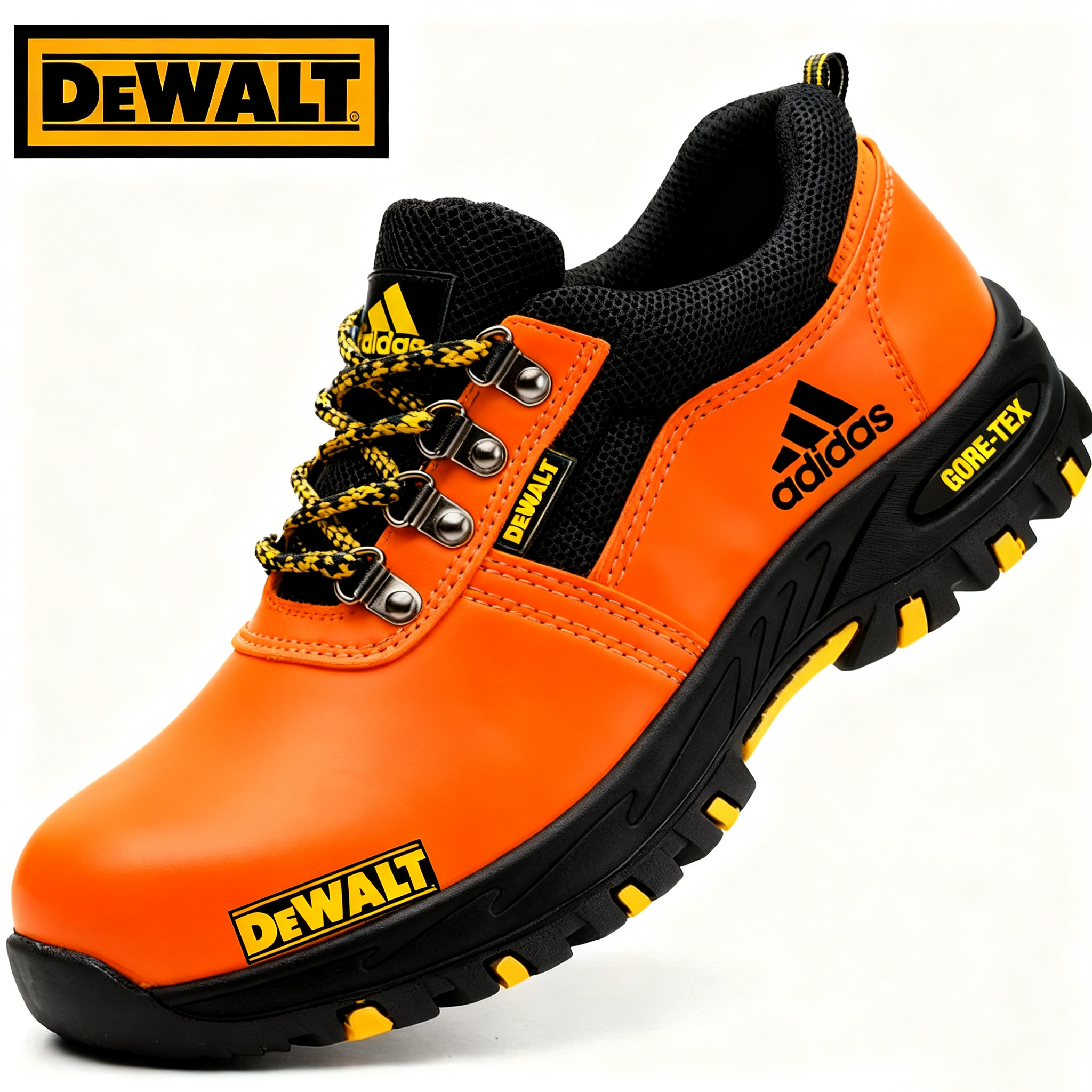 Τα τελευταία 50 ζευγάρια κάλτσες🎁adidas® και η DEWALT συνεργάζονται για την ανάπτυξη αδιάβροχων μπότες πεζοπορίας