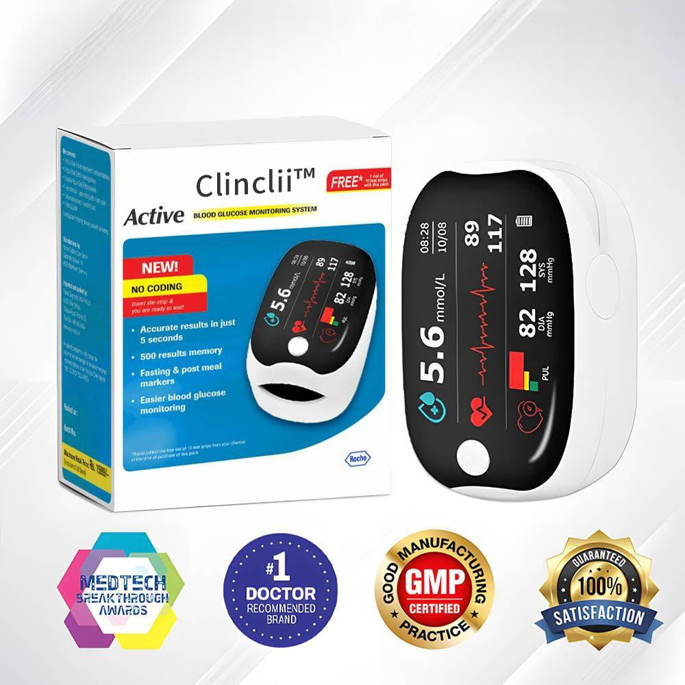 Γλυκομετρητής λέιζερ Clinclii™ GlucoSense