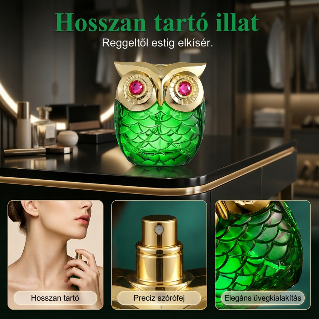 🦉 ΤΩΡΑ 50% ΕΚΠΤΩΣΗ! 🌙 Mystical Eau de Parfum – Μυστηριώδες άρωμα και κομψό μπουκάλι σε σχήμα κουκουβάγιας – Μακράς διάρκειας, ιδανικό για δώρο ή για να δημιουργήσετε ένα μοναδικό στυλ 💎✨