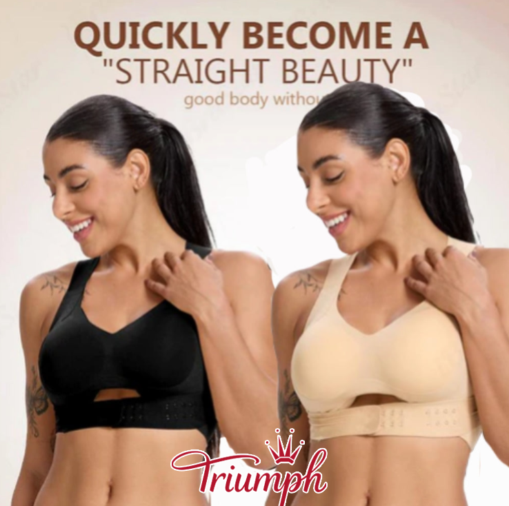 👙Triumph【✨4 τεμάχια】Γυναικεία εσώρουχα για διαμόρφωση πλάτης και διόρθωση στάσης σώματος 💋